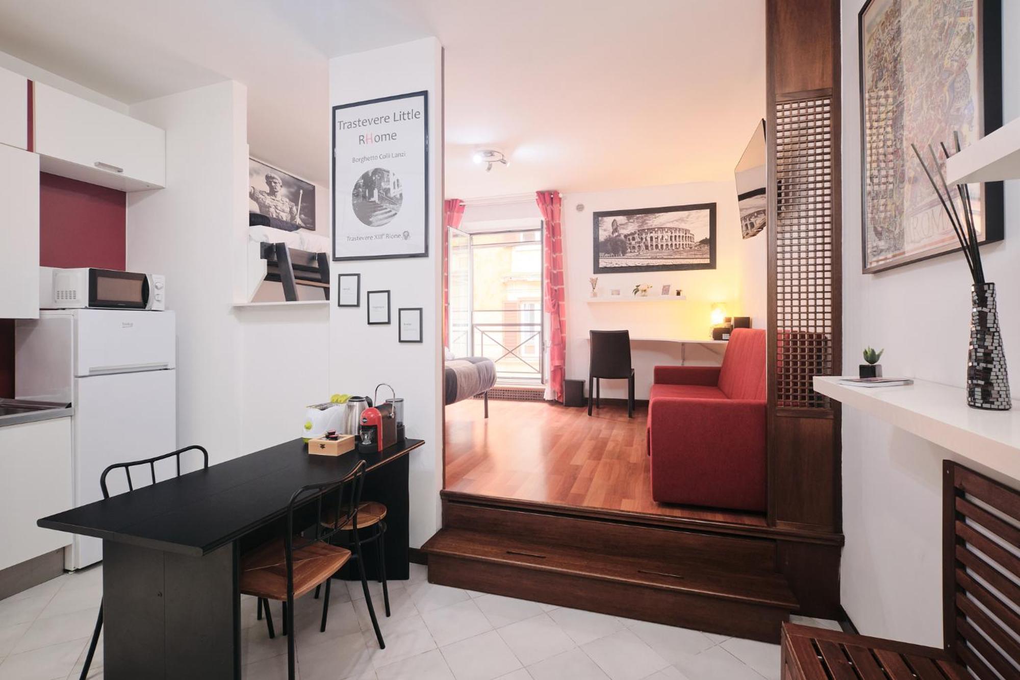 Trastevere- Flat Con Giardino, Ac, Wi-Fi & Netflix Roma Eksteriør bilde