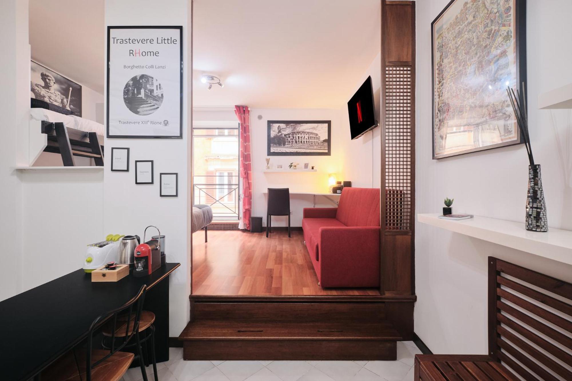 Trastevere- Flat Con Giardino, Ac, Wi-Fi & Netflix Roma Eksteriør bilde