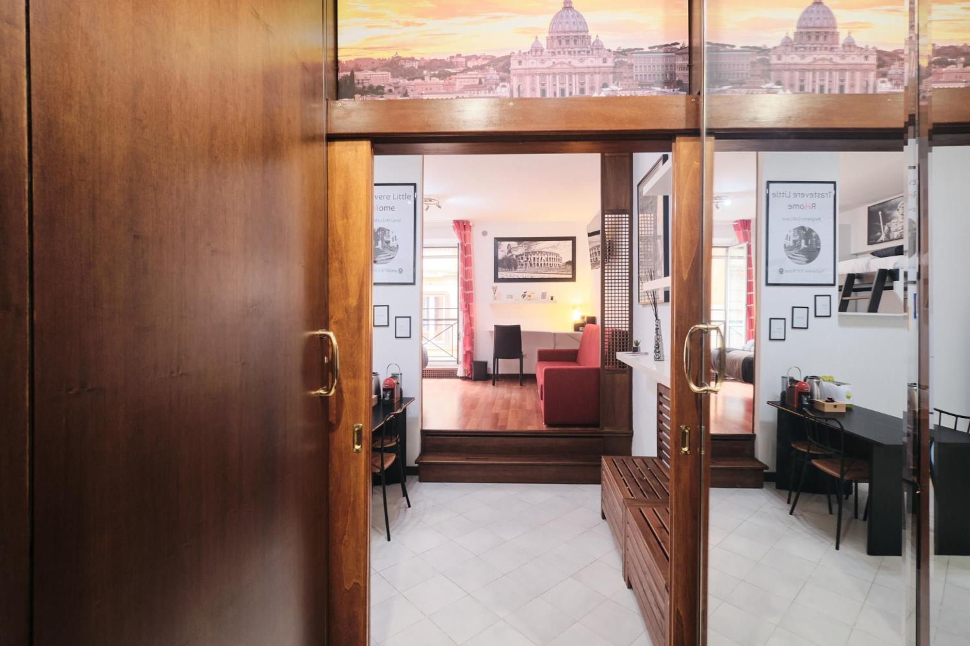 Trastevere- Flat Con Giardino, Ac, Wi-Fi & Netflix Roma Eksteriør bilde